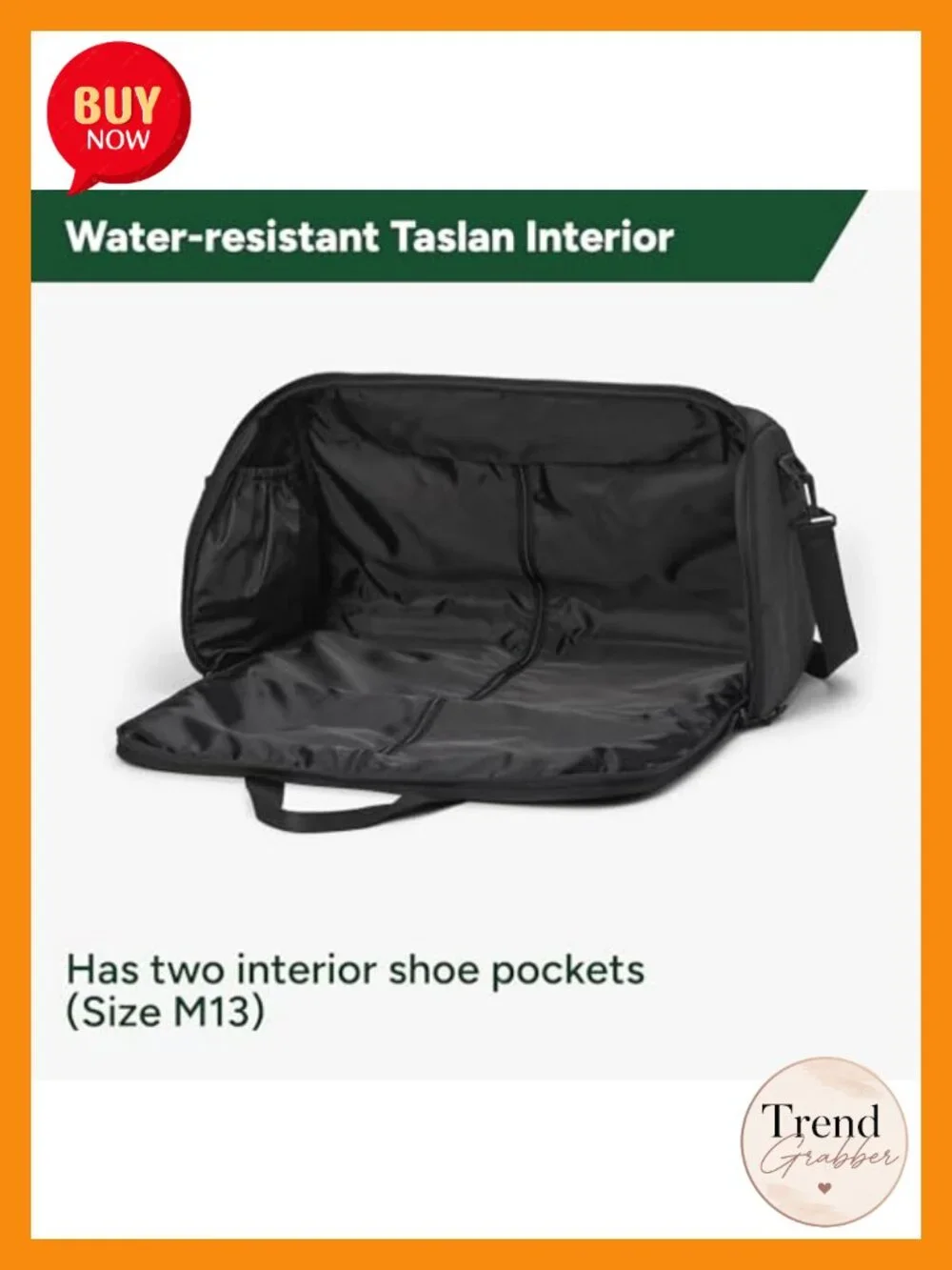 2-in-1 Convertible Garment Duffel 45L Carry On with Shoe Pockets